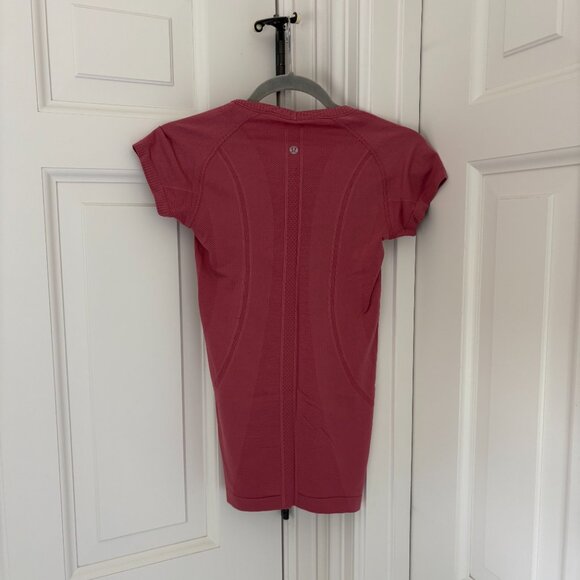 Pink Lululemon Swiftly Tech top - Picture 2 of 2